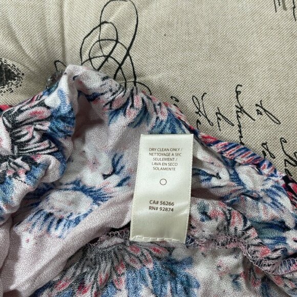 Ella Moss Pink Flutter Sleeve Blouse with Ruffled Bib Collar - Picture 9 of 11